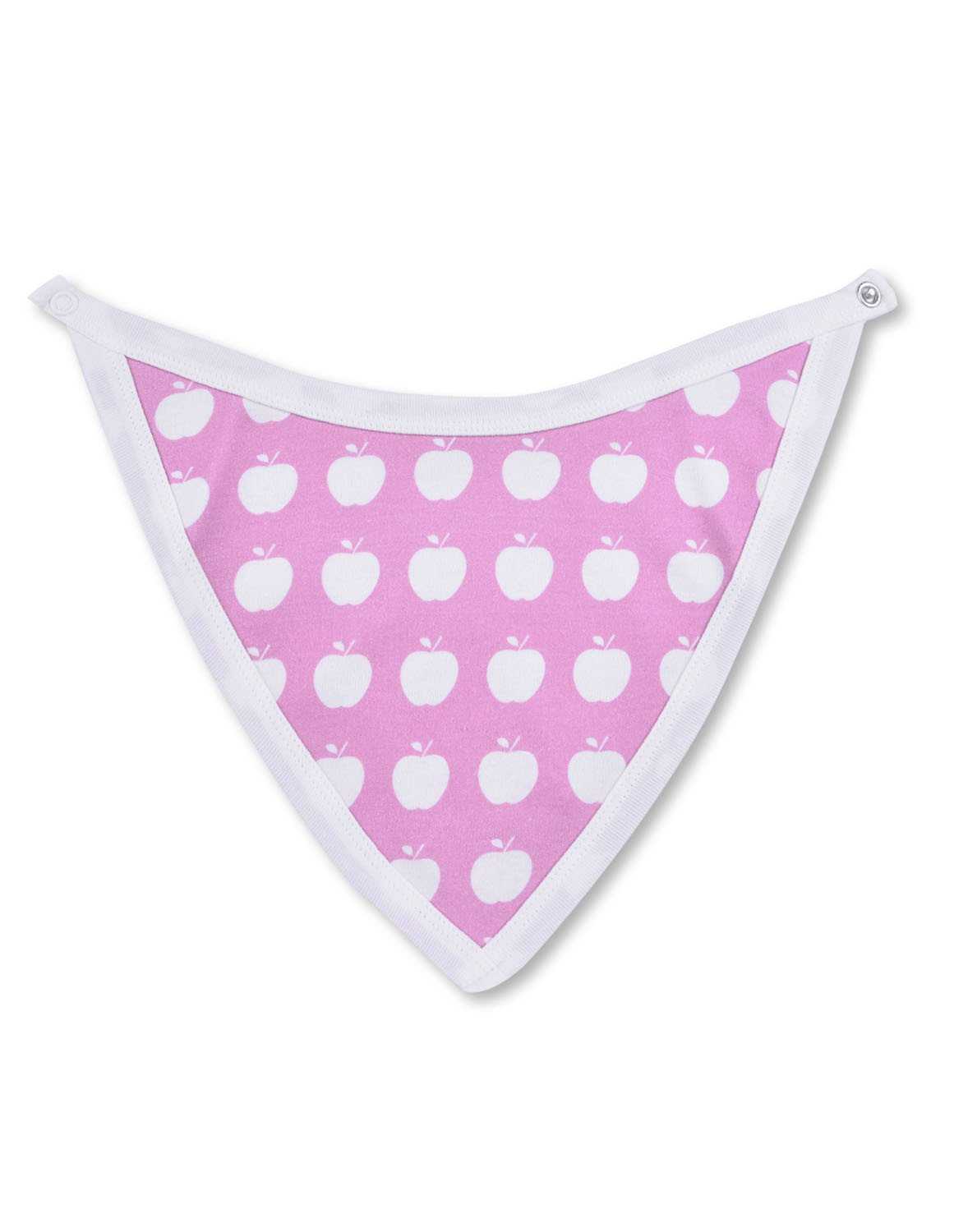 Apple Bib Pink Organic Cotton - Jazzy Organics