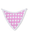 Apple Bib Pink Organic Cotton - Jazzy Organics