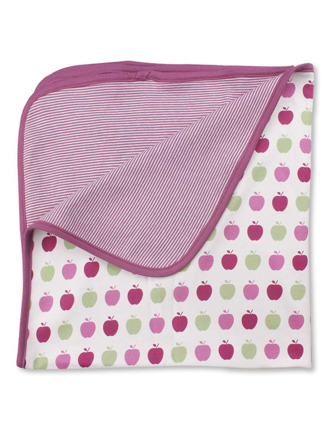 Apple Blanket Multi Pink Organic Cotton - Jazzy Organics