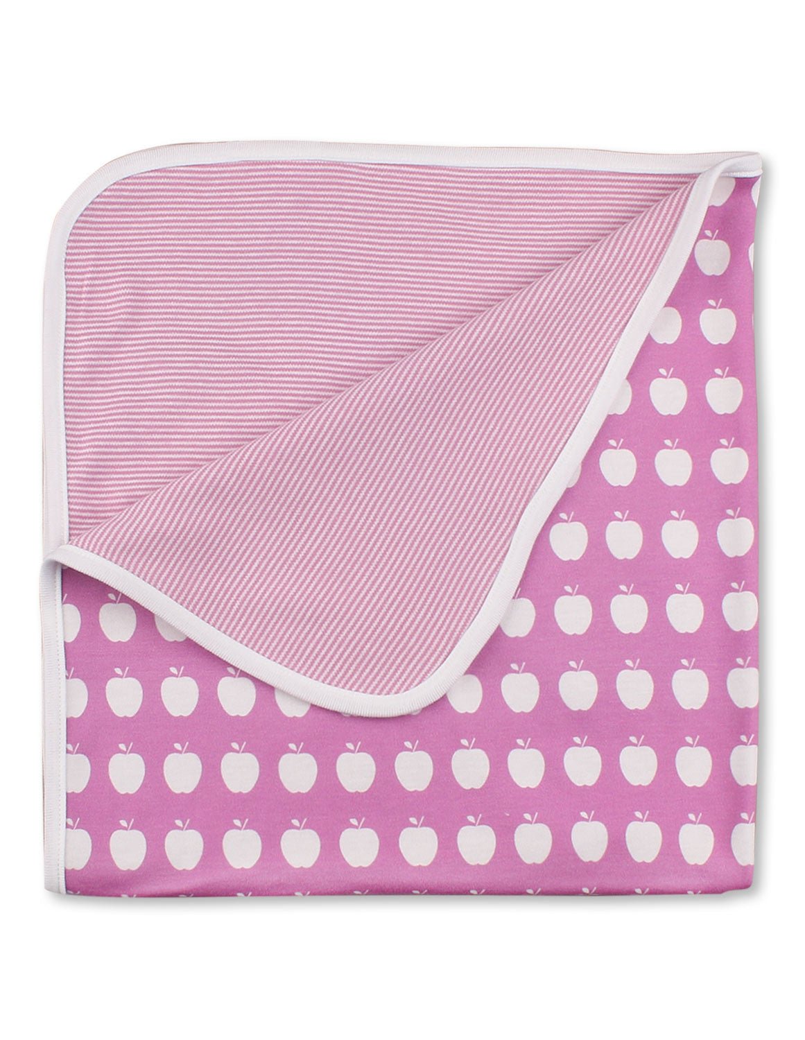 Apple Blanket Pink Organic Cotton - Jazzy Organics