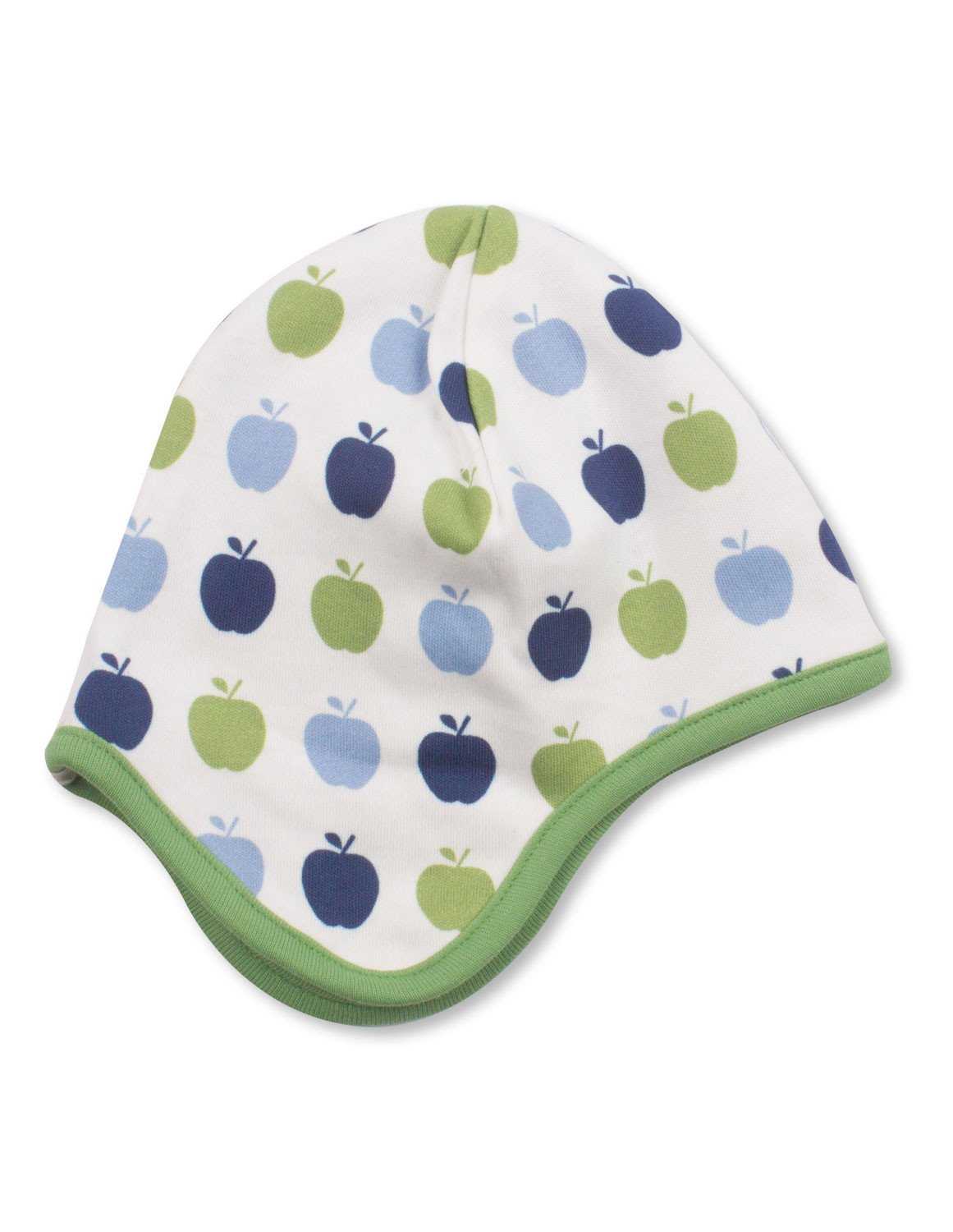 Apple Bonnet Multi Blue Organic Cotton - Jazzy Organics