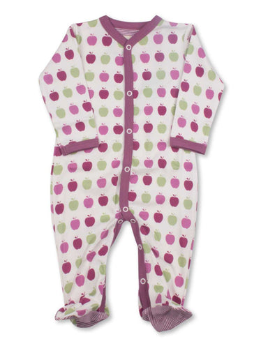 Apple One - Piece Multi Pink Organic Cotton - Jazzy Organics