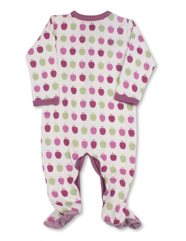 Apple One - Piece Multi Pink Organic Cotton - Jazzy Organics