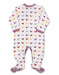 Butterfly One - Piece Multi Raspberry Organic Cotton - Jazzy Organics