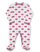 Hippo One - Piece Multi Raspberry Organic Cotton - Jazzy Organics